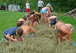 Scavenger hunt at Char-Bo Campground